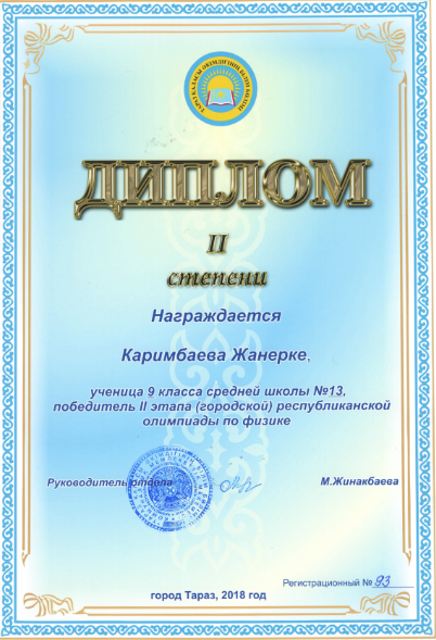 Достижения учеников