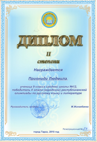 Достижения учеников