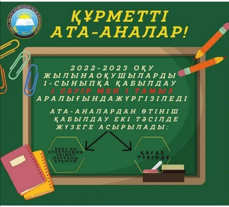 ҚҰРМЕТТІ АТА-АНАЛАР!