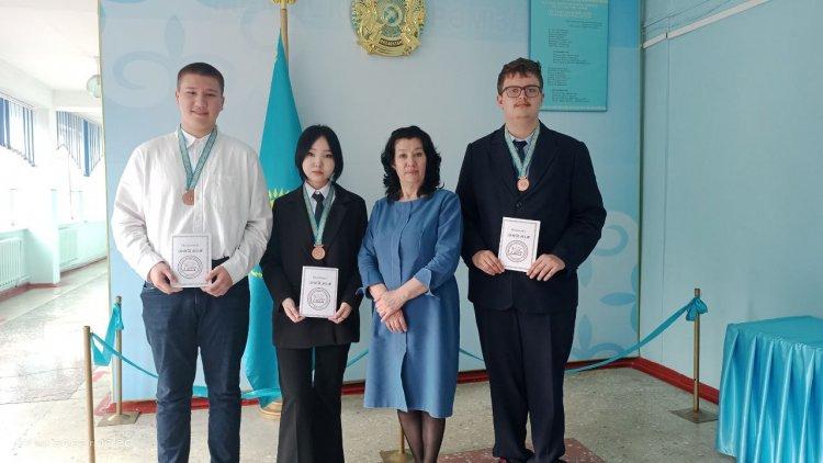 Победители областного тура республиканской предметной олимпиады